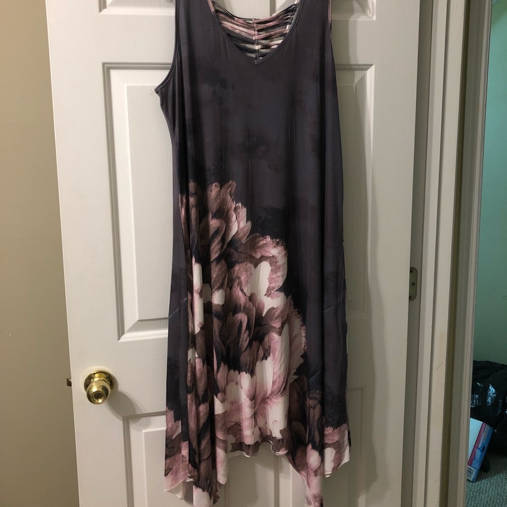 Sleeveless one world brand dress NWT